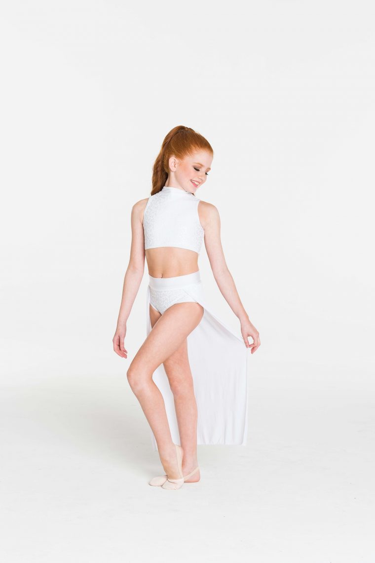 cabaret crop top white