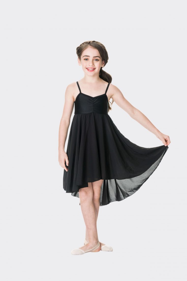 Princess chiffon dress Black