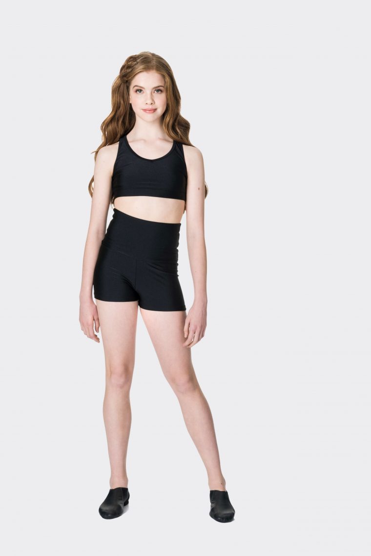 High waisted shorts Black