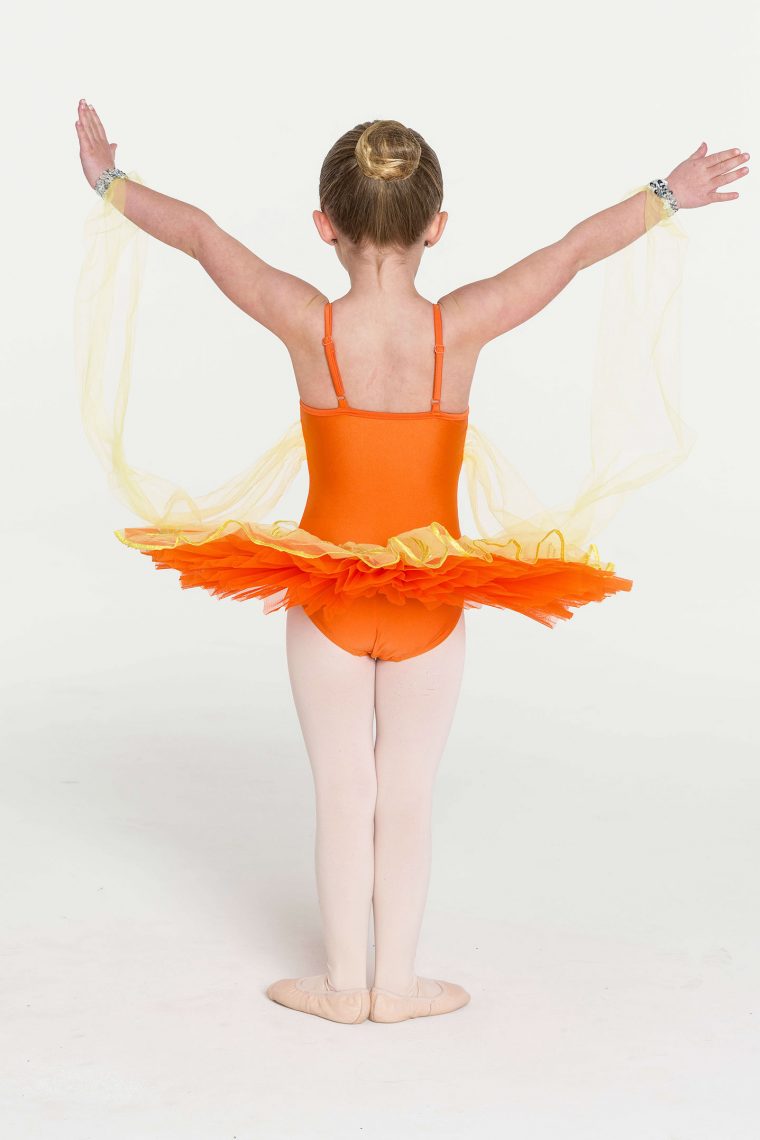 butterfly magic tutu orange