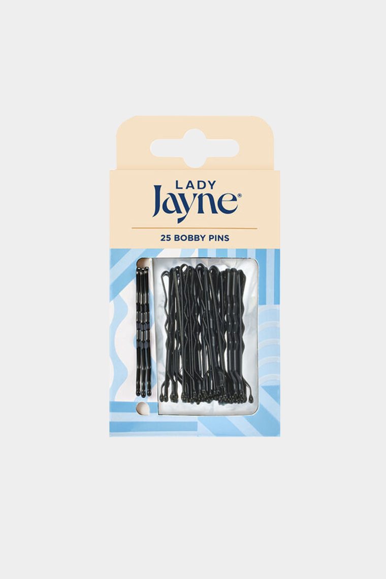 lady jayne bobby pins 25 pack black