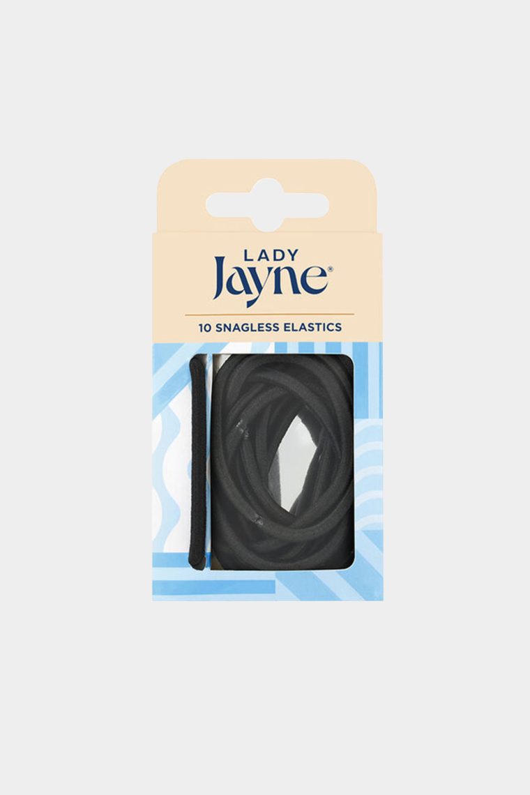 lady jayne snagless elastics in black thick