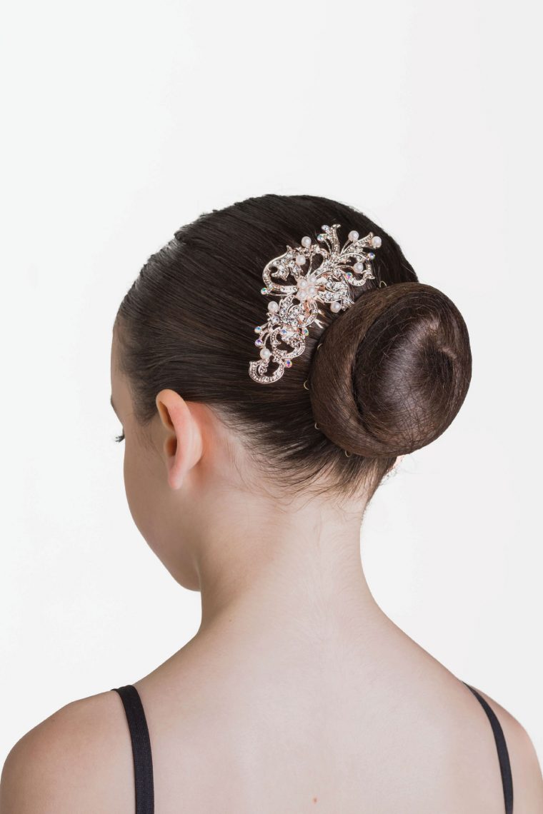 rose sparkle haircomb