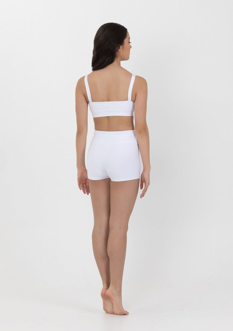 performance shorts white