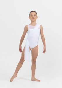 ivy lyrical leotard white