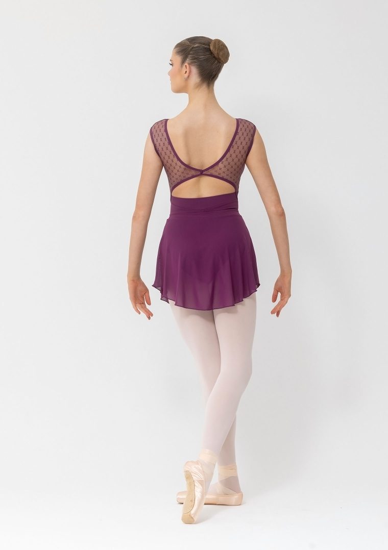 christina ballet skirt plum