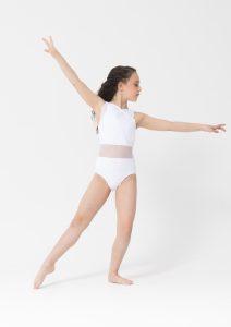 mesh lyrical leotard